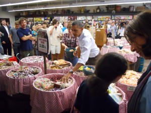 President Obama Visiting Boone NC Mast General Store