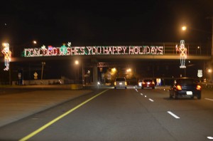 Charlotte Motor Speedway Carolina Christmas Entrance