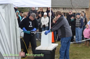 Blowing Rock Winterfest Ice Carving