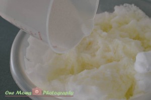 how to make snow cream