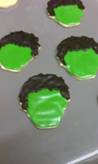 How to make superhero hulk cookies