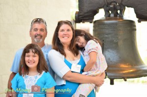 One Moms World at the Liberty Bell