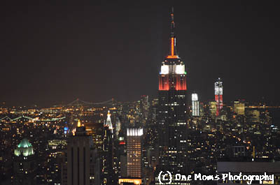 Empire State Building View from Top of the Rock