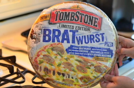 tombstone bratwurst pizza
