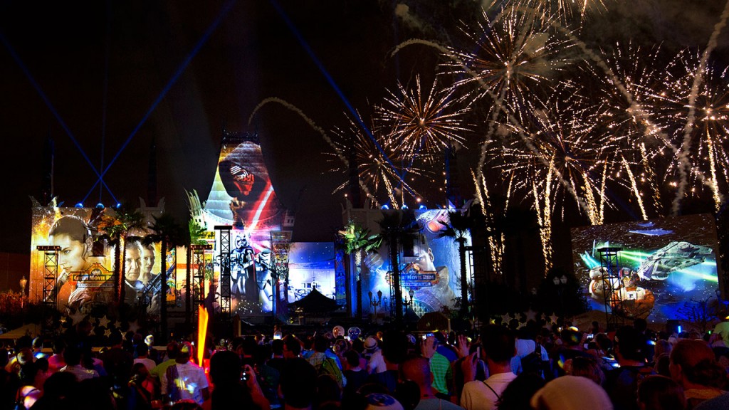 walt disney world star wars fireworks